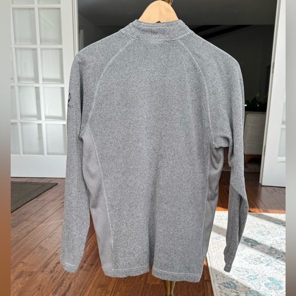 Merrell Sweater Mens Small Grey Sweatshirt Thermal Waffle Base Layer Adult - Picture 2 of 9